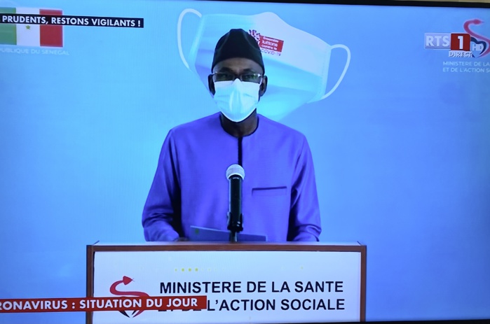 SÉNÉGAL : 58 nouveaux cas testés positifs au coronavirus, 67 nouveaux guéris, 2 nouveaux décès et 16 cas graves en réanimation.