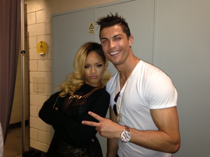 Cristiano Ronaldo très proche de Rihanna 