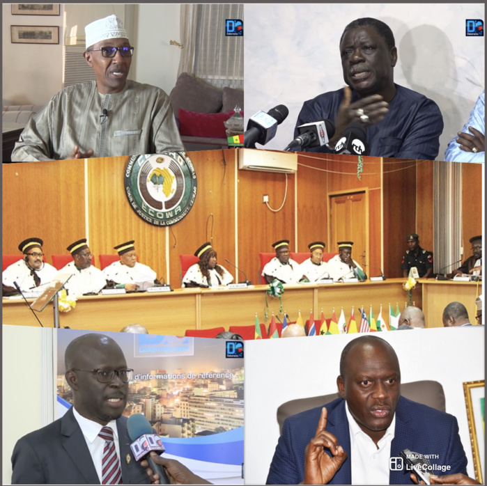 Loi sur le parrainage : Controverse entre l’opposition et le pouvoir sur la force probante de l’ordonnance rendue par la Cour de justice de la CEDEAO.