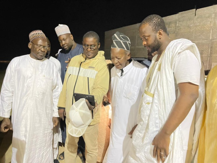 Ciss-Plazza / Kaolack : Le Khalife général de Médina Baye visite les chantiers de Baye Ciss. Ciss-Plazza / Kaolack : Le Khalife général de Médina Baye visite les chantiers de Baye Ciss.