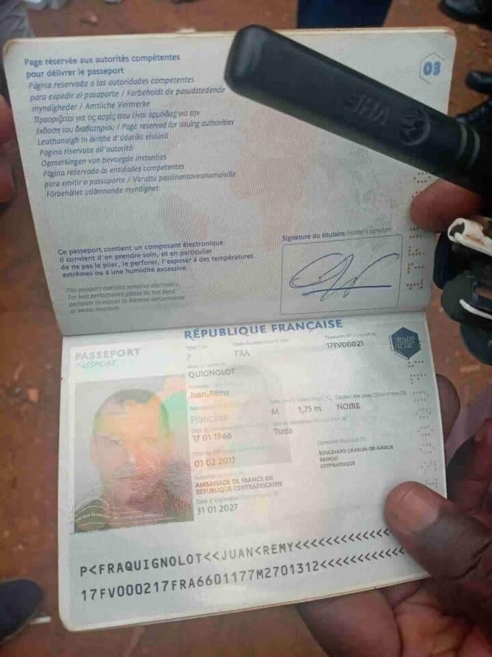 Centrafrique : Un ressortissant français de 55 ans arrêté avec un impressionnant arsenal militaire