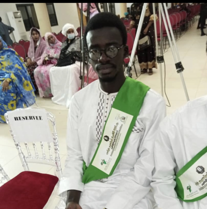8ème édition du prix international Cheikh Ibrahima Niass : Ahmed Souleymane Thiam remporte le premier prix de récital du Saint Coran.