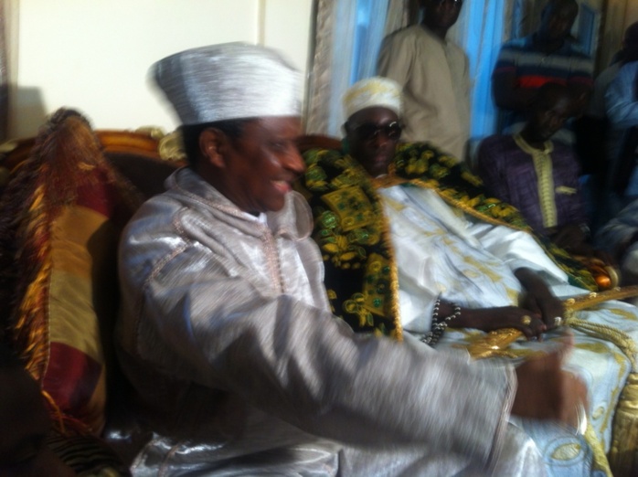 Les images de Serigne Modou Kara Mbacké chez Pape Ibrahima Diagne