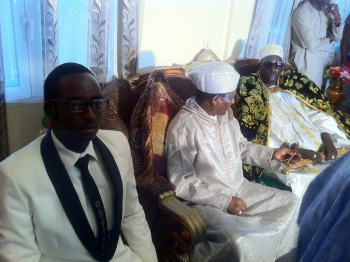 Les images de Serigne Modou Kara Mbacké chez Pape Ibrahima Diagne