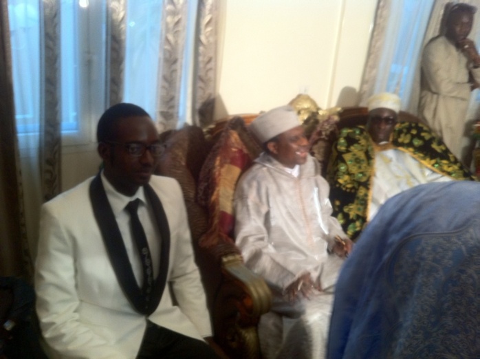 Les images de Serigne Modou Kara Mbacké chez Pape Ibrahima Diagne