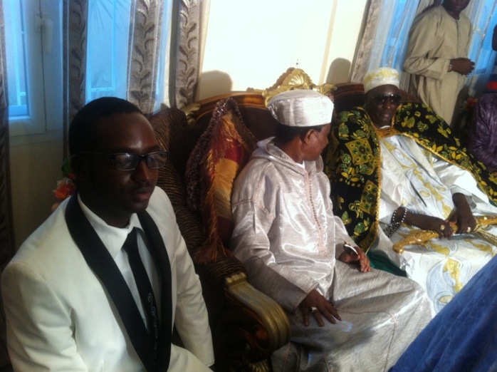 Les images de Serigne Modou Kara Mbacké chez Pape Ibrahima Diagne