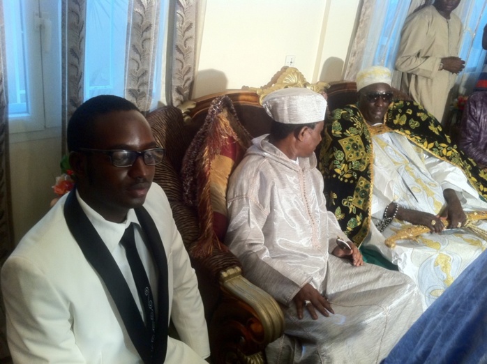 Les images de Serigne Modou Kara Mbacké chez Pape Ibrahima Diagne