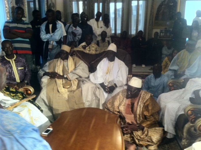 Les images de Serigne Modou Kara Mbacké chez Pape Ibrahima Diagne