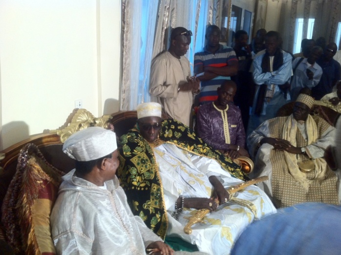Les images de Serigne Modou Kara Mbacké chez Pape Ibrahima Diagne