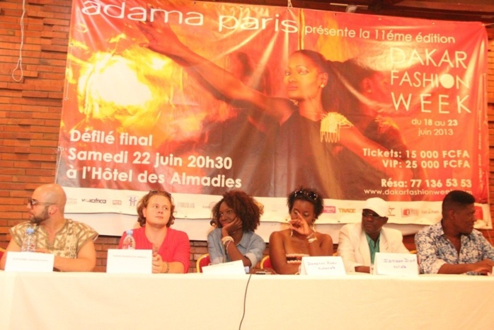 Les images de la conférence de presse de l'organisatrice du Fashion Week, Adama Paris