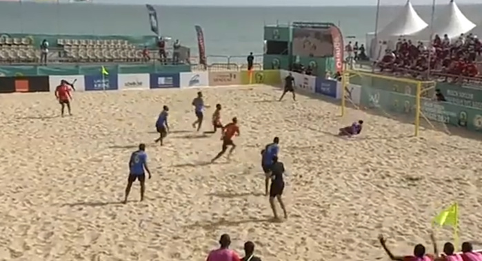 Can Beach soccer 2021 : L'Ouganda se relance contre la Tanzanie (4-3) et se positionne pour les demi-finales.