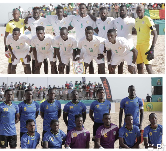 CAN Beach Soccer : Le Sénégal sort la Tanzanie (3-1) et attend le Maroc en demi-finale.