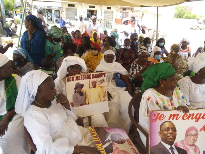 Kaolack : Adji Mergane Kanouté mobilise pour accueillir le président Macky Sall. Kaolack : Adji Mergane Kanouté mobilise pour accueillir le président Macky Sall.