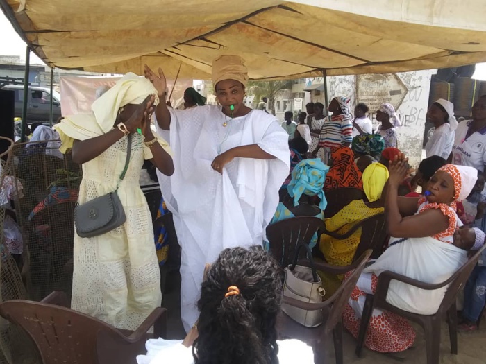 Kaolack : Adji Mergane Kanouté mobilise pour accueillir le président Macky Sall. Kaolack : Adji Mergane Kanouté mobilise pour accueillir le président Macky Sall.