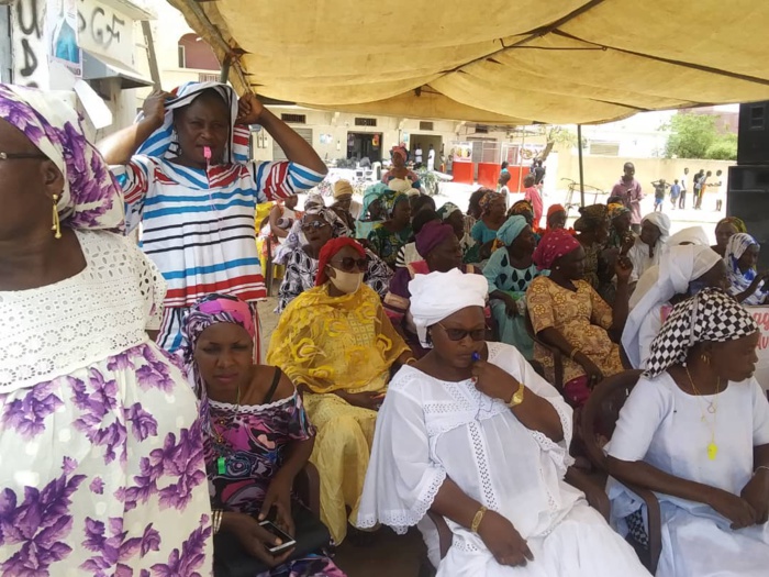 Kaolack : Adji Mergane Kanouté mobilise pour accueillir le président Macky Sall. Kaolack : Adji Mergane Kanouté mobilise pour accueillir le président Macky Sall.
