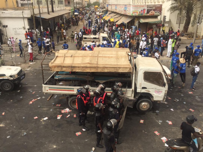Médina : la marche des populations contre le bradage foncier vire à la bagarre Médina : la marche des populations contre le bradage foncier vire à la bagarre