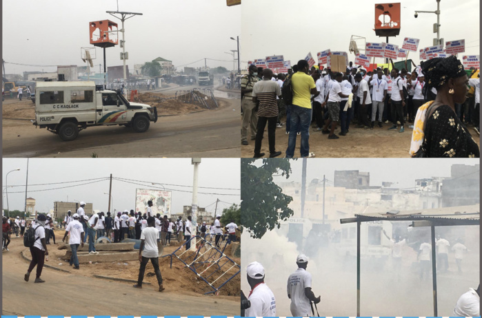 Manifestation des prestataires de la Senelec à Kaolack : 40 personnes interpellées par la police. Manifestation des prestataires de la Senelec à Kaolack : 40 personnes interpellées par la police.