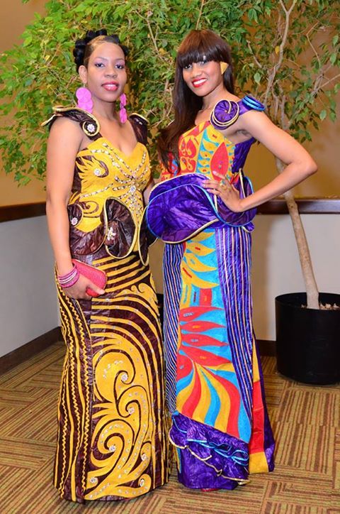 Sinta la top modèle internationale a défilé pour Djily Création lors de sa tournée américaine