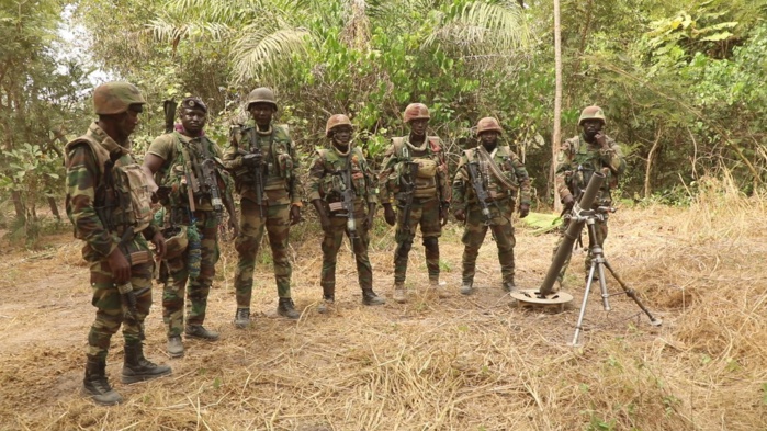 Assaut contre les bases du MFDC à Niassya : L’armée liste le bilan des saisies et annonce l’ouverture de la boucle de Kaguitt-Toubacouta.