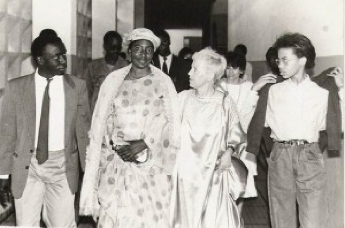 Idrissa Seck quand il était jeune en compagnie de Sindiély Wade.