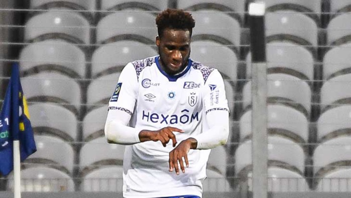 France : Boulaye Dia meilleur pourcentage de buts dans son équipe à Reims devant Kylian Mbappé du Paris Saint-Germain. France : Boulaye Dia meilleur pourcentage de buts dans son équipe à Reims devant Kylian Mbappé du Paris Saint-Germain.