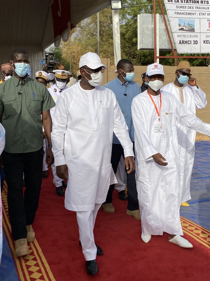 Audiovisuel : Le président Macky Sall lance officiellement les activités de la Rts 5 Matam. Audiovisuel : Le président Macky Sall lance officiellement les activités de la Rts 5 Matam.