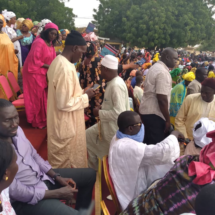Meeting "Sargal" à Kaffrine : Abdoulaye Seydou Sow accueilli en grande pompe à Gniby.