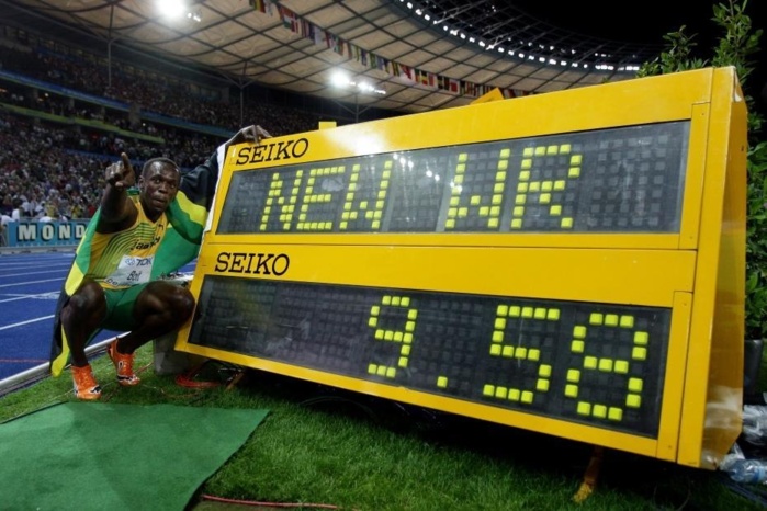 Le record du monde d'Usain Bolt étudié par la science
