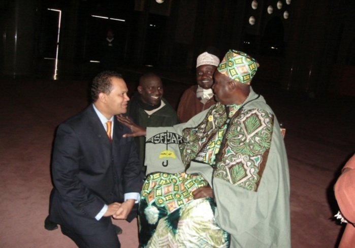 PHOTOS - SERIGNE MANSOUR SY BOROM DAARA YI EN VISITE À LA MOSQUÉE HASSAN 2 AU MAROC