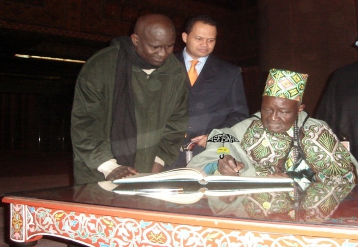 PHOTOS - SERIGNE MANSOUR SY BOROM DAARA YI EN VISITE À LA MOSQUÉE HASSAN 2 AU MAROC