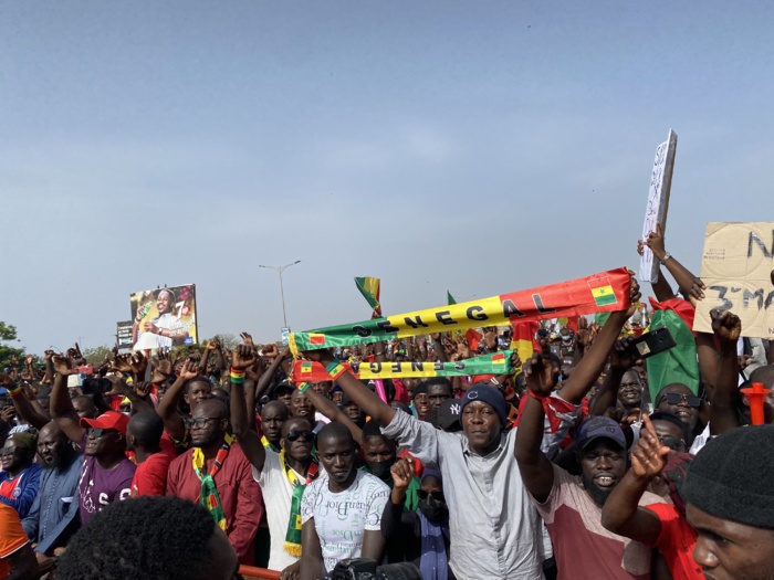 10ans du M23 : La forte mobilisation du M2D au terrain Hlm Grand Médine pour dire NON à la 3e candidature de Macky Sall.