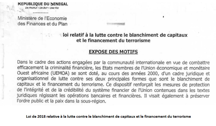 Sénégal : que dit la nouvelle loi sur le financement du terrorisme et les activités connexes ? Sénégal : que dit la nouvelle loi sur le financement du terrorisme et les activités connexes ?