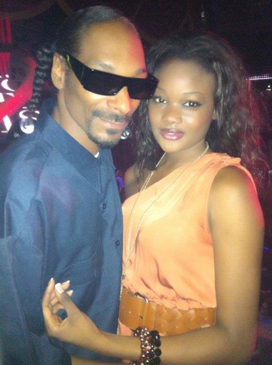 Snoop Dog en compagnie de la top modèle Haby Taylor