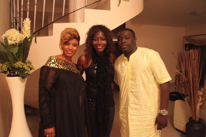 La diva de la musique africaine, Coumba Gawlo Seck en compagnie de son chef d’orchestre Laye Diagne et sa Femme