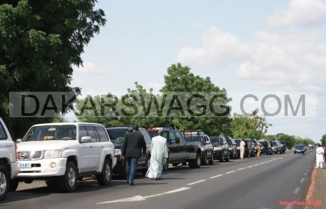[EXCLUSIF] L’accident du cortège de Macky Sall à Keur Martin à Fatick: Les images 