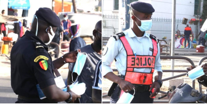 Arrêté prescrivant le port obligatoire du masque : la police met à l’amende 1.173 personnes et récolte 2 millions de FCFA