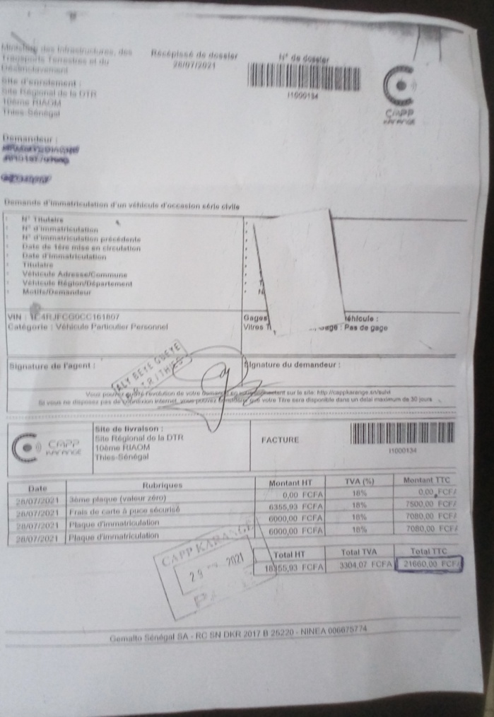 Thiès / Hausse des tarifications au service des mines : Des centaines de dossiers en souffrance sur la table des prestataires.