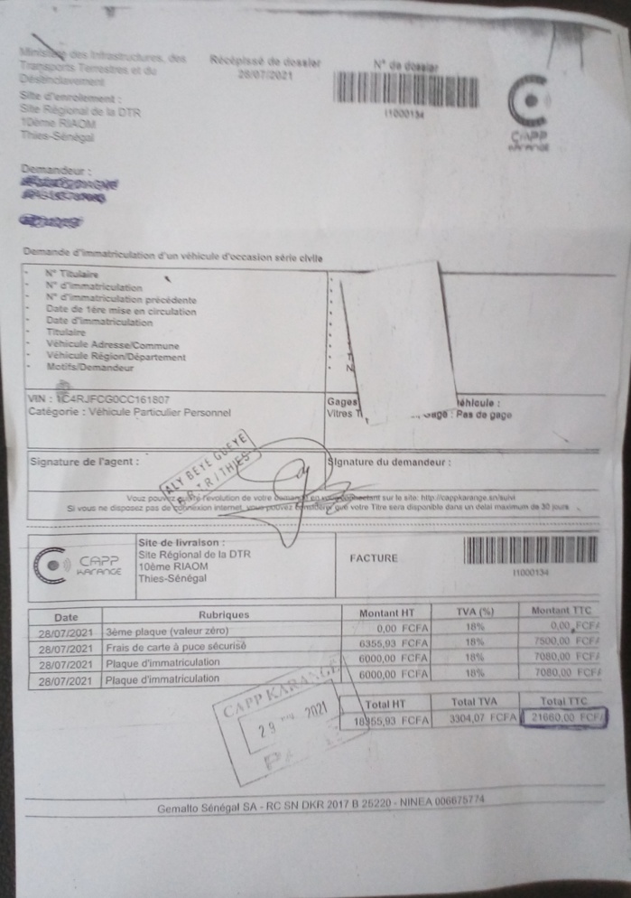Thiès / Hausse des tarifications au service des mines : Des centaines de dossiers en souffrance sur la table des prestataires.