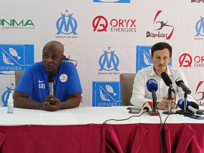 Mbour : Les grandes lignes de la rencontre animée par le président de l’Institut Diambars et celui de l’Olympique de Marseille. Mbour : Les grandes lignes de la rencontre animée par le président de l’Institut Diambars et celui de l’Olympique de Marseille.