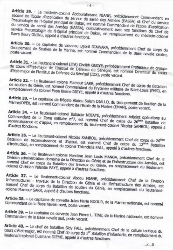 Vaste chamboulement dans l’Armée : le Colonel Kandé de la Zone 5 nommé commandant des forces spéciales Vaste chamboulement dans l’Armée : le Colonel Kandé de la Zone 5 nommé commandant des forces spéciales