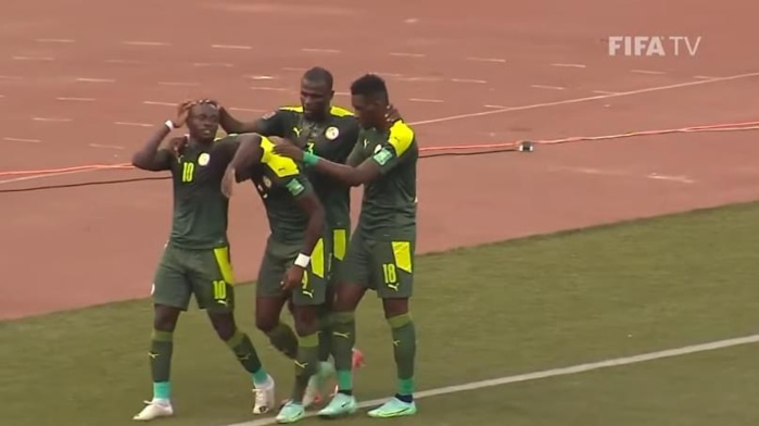 Éliminatoires Mondial 2022 : 1-1 entre le Congo et le Sénégal (Mi-temps).