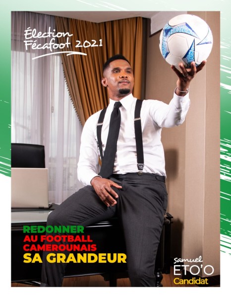FECAFOOT : Samuel Eto’o veut redonner au football camerounais sa grandeur.