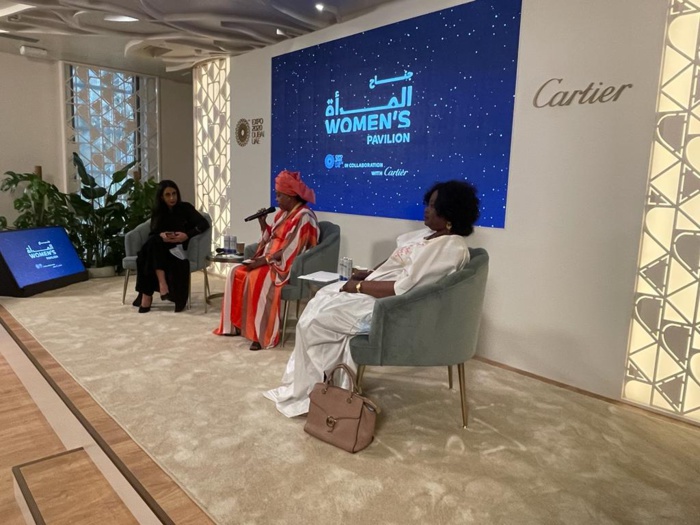 Expo Dubaï 2020 : Ndèye Sali Diop Dieng a dégagé les nouvelles perspectives sur l’autonomisation des femmes sénégalaises. Expo Dubaï 2020 : Ndèye Sali Diop Dieng a dégagé les nouvelles perspectives sur l’autonomisation des femmes sénégalaises.