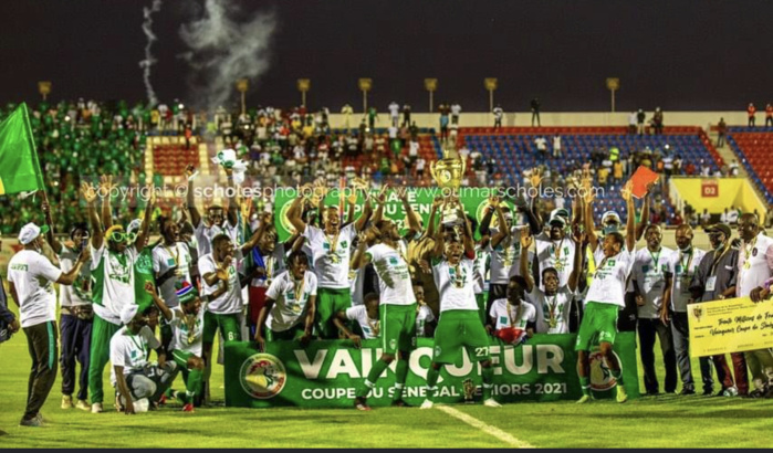 Coupe du Sénégal 2021 : Casa Sport et Diambars ont perçu leurs primes historiques de 50 millions de FCFA.
