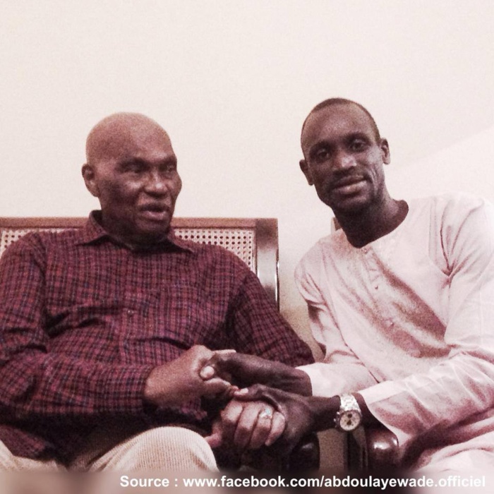 En tournée au Moyen Orient, Me Abdoulaye Wade reçoit le comédien Sanekh.