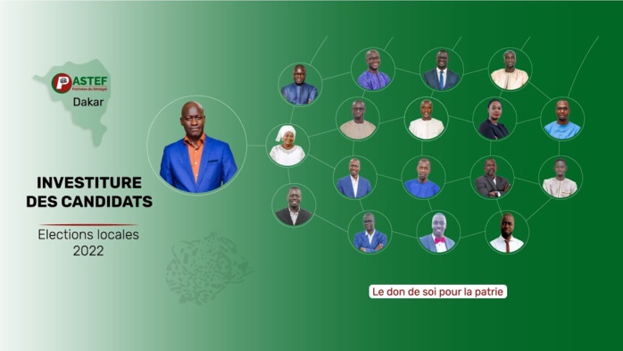 Conquête municipale à Dakar : Pastef dévoile les noms de ses aspirants.