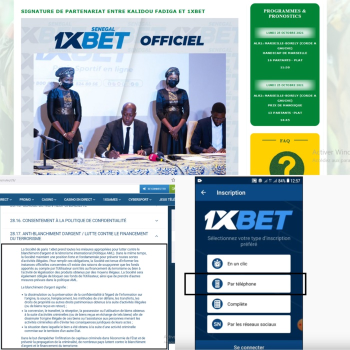 Montée en puissance de 1xbet au Sénégal : quand l’appât du gain facile hypothèque des avenirs et constitue une menace sécuritaire Montée en puissance de 1xbet au Sénégal : quand l’appât du gain facile hypothèque des avenirs et constitue une menace sécuritaire