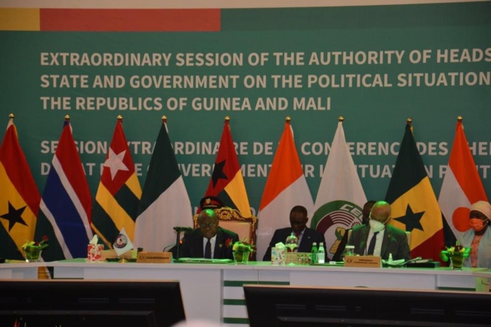 Situation politique au Mali et en Guinée : La Cedeao liste les sanctions  restrictives contre Bamako et Conakry.