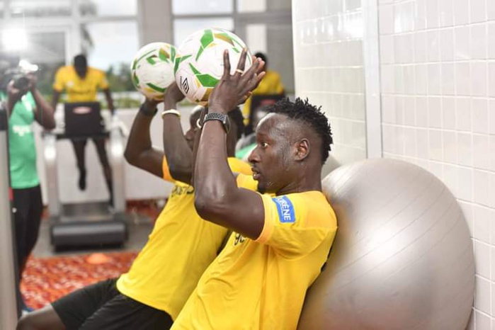 Togo - Sénégal : Première séance d'entraînement des Lions, en salle, le reste du groupe attendu ce mardi...