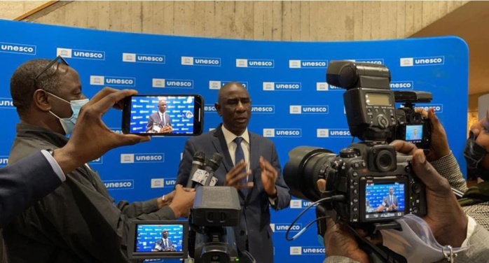 Mamadou Talla à la Conférence générale de l’UNESCO à Paris : « Le Sénégal mobilise plus de 1.000 milliards pour l’Éducation et la formation »
